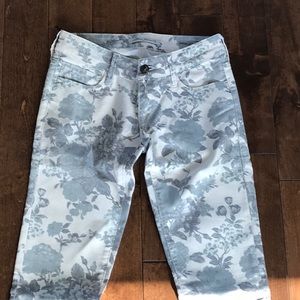 Mavi White Floral Jeans- Size 25
